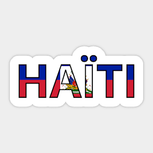 Drapeau Haïti Sticker